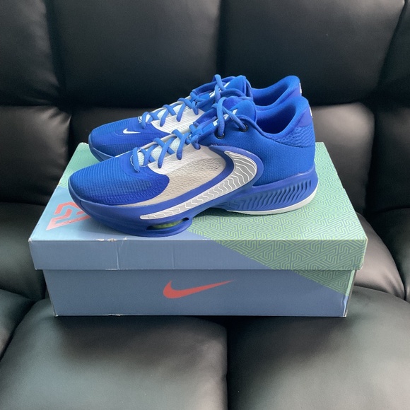 Nike Other - Nike Zoom Freak 4 TB Giannis "Game Royal" Blue White Basketball Shoes Men's 10